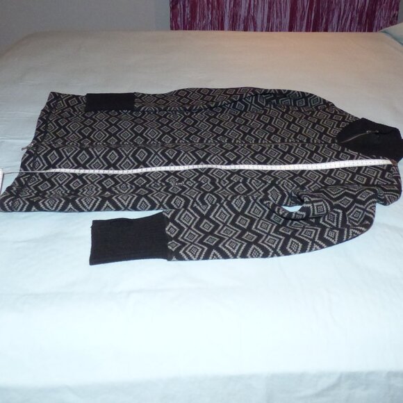 Telluride Black / Gray long cardigan sz L - Picture 5 of 16